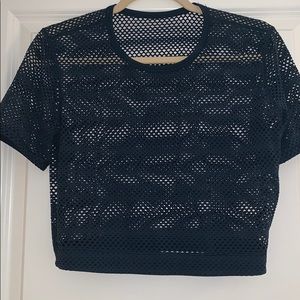 Lululemon mesh crop top